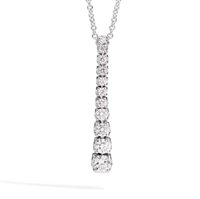 Pendente Recarlo Donna in Oro bianco Diamante P01DE747/035-45 - P01DE747/035-45